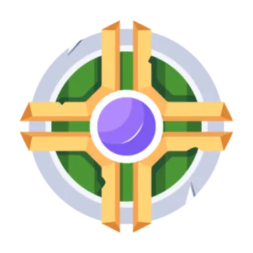 a circle with arrows around it