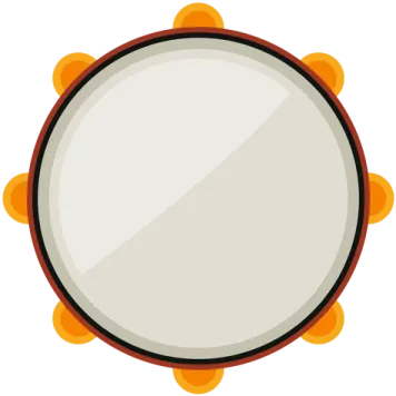 a drum on a white background