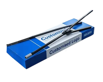 a blue box with a pair of scissors in it
