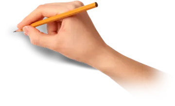 a person's hand holding a pencil