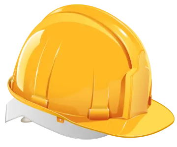 a hard hat on a white background