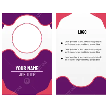a purple and red business card template