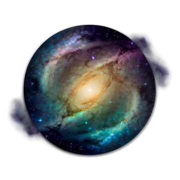 an image of the galactic spiral galaxy