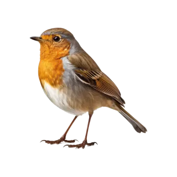 a small bird standing on a white surface