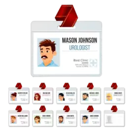 a man in a red hat is shown on a white background with the words mason johnson