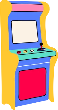 an illustration of a game machine