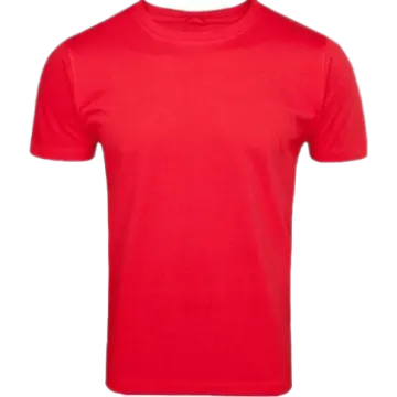 a red t shirt on a white background