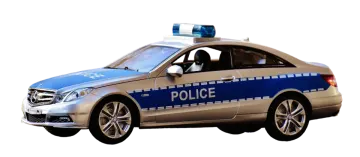 a police car is shown in this image