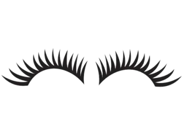 a pair of eyelashes