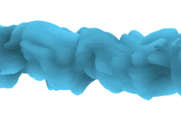 an image of a blue smoke cloud