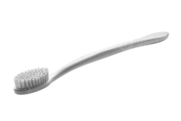 a toothbrush on a white background