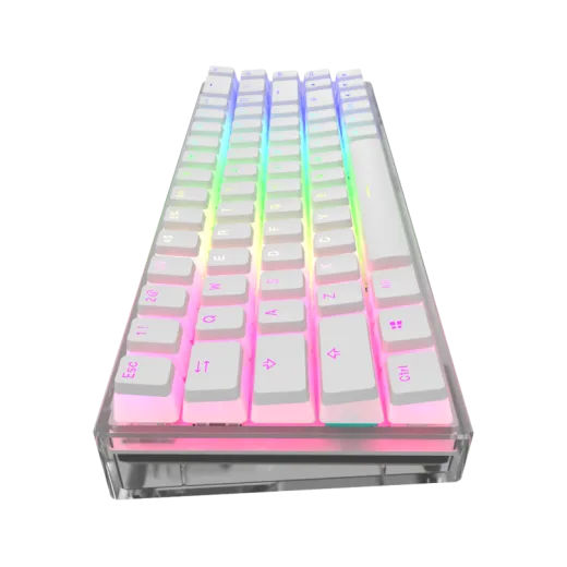 a close up view of a computer keyboard