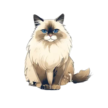a cat with blue eyes sits on the floor