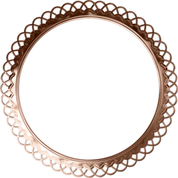 a rose gold ring with an intricate design