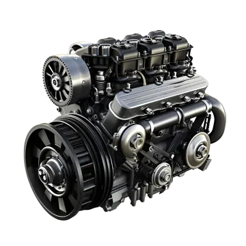 a small engine on a white background