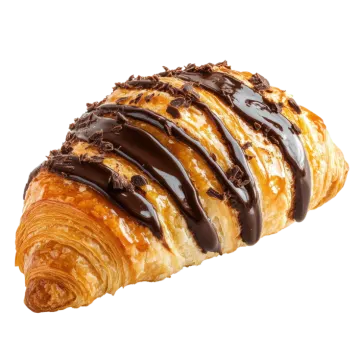 a close up of a chocolate covered pastry
