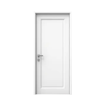 a white door with a handle on it