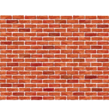 a brick wall with a white background