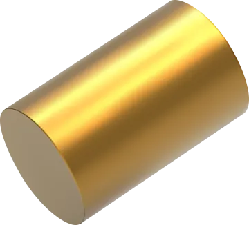 an image of a brass cylinder