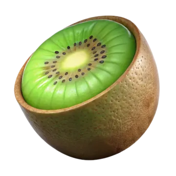 a close up of a kiwia fruit