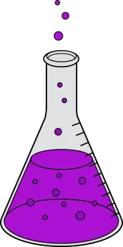 a purple liquid in a test tube