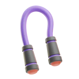 an image of a purple and black cable