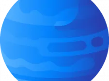 an image of a blue planet