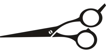 a pair of scissors on a white background