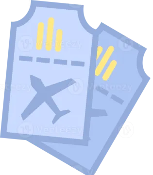 a blue vest with an airplane icon on it