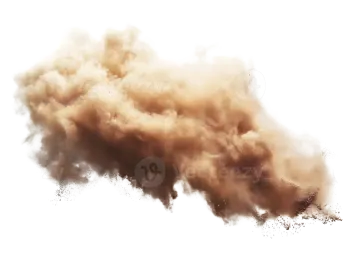 a cloud of smoke on a white background