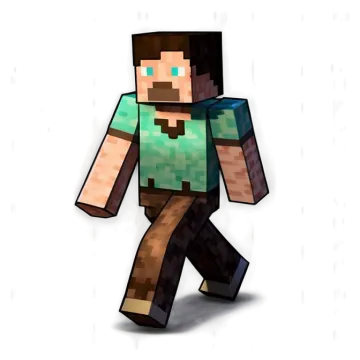 an image of a minecraft character
