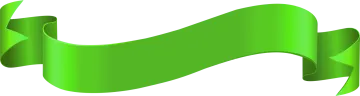 a green ribbon