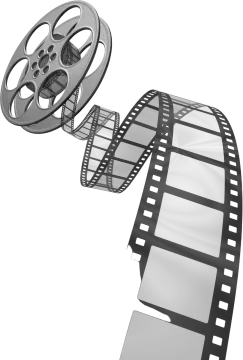 an image of a film reel and reel