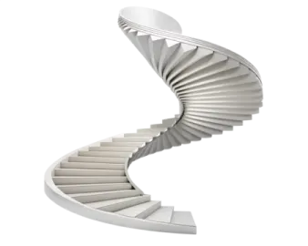 an image of a spiral staircase