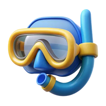 an image of a scuba mask and goggles