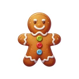 an image of a ginger with buttons on it