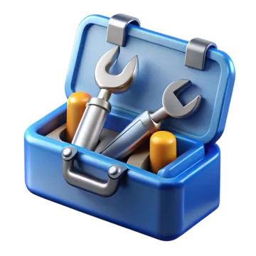 tools in a toolbox