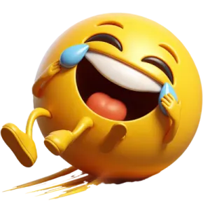 a smiley face with an angry expression