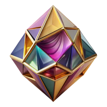 an image of a colorful cube