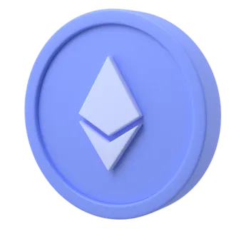 the ether logo on a white background