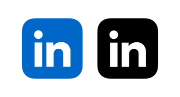 the linked logo and linked icon