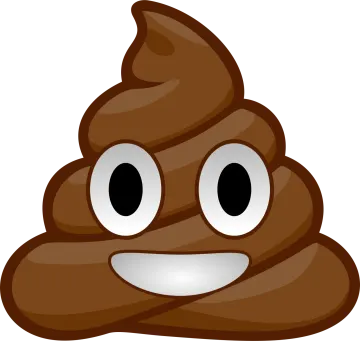 a brown poo with big eyes
