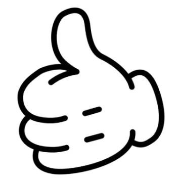 a thumbs up icon