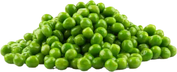 a pile of green peas