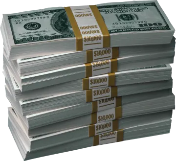 stacks of money stacked on top of each other stacks