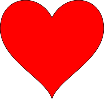 a red heart