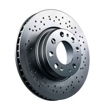 a brake disc on a white background