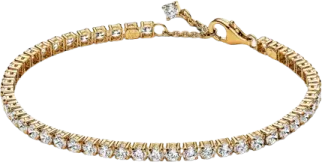 14k gold plated tennis bracelet