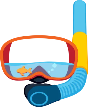 an image of a scuba mask and goggles