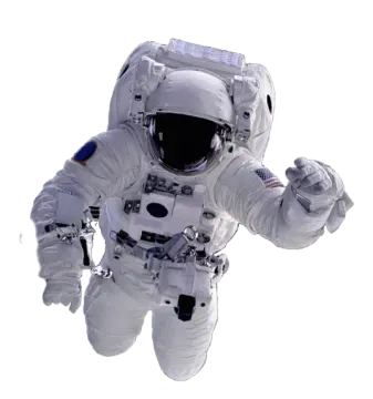 an astronaut in a spacesuit